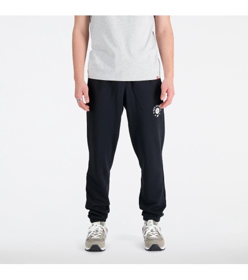 New Balance Hoops Essentials Pant Grigio | Uomo